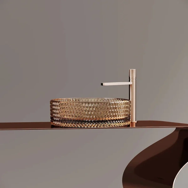 Раковина Ceramica Nova Cristal 36 см бежевая - фото 4