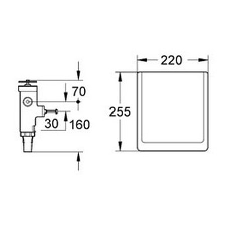 Смывная клавиша Grohe Rondo 42901000 - фото 2