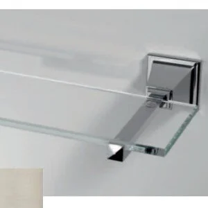 Полка со стеклом для ванной, цвет никель, Devon&Devon Time - фото 1