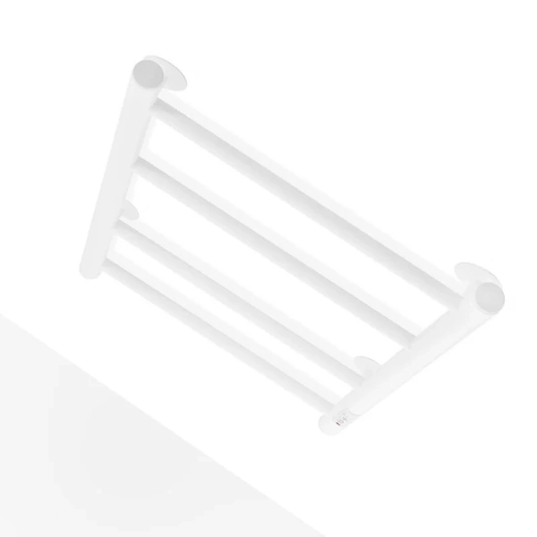 Полотенцесушитель электрический Energy Round 40x60 см белый матовый - фото 3