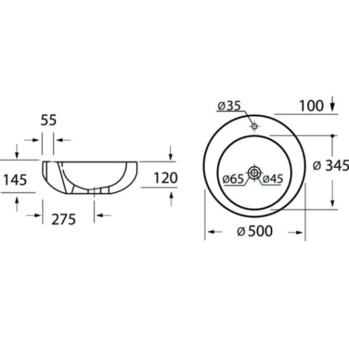 Схема, в форме чаши, круглой формы - фото 5