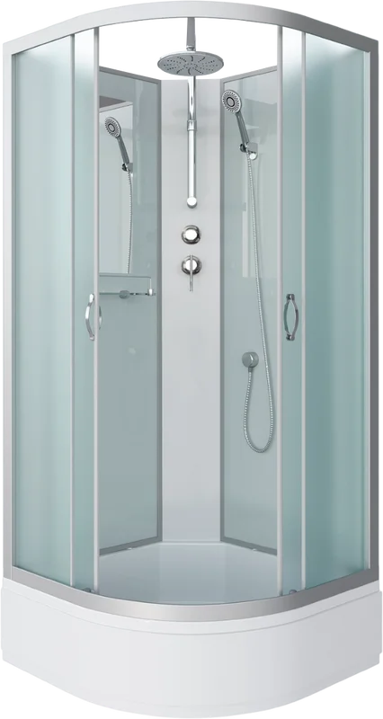 Душевая кабина Niagara Classic 90x90 см полукруглая - фото 1