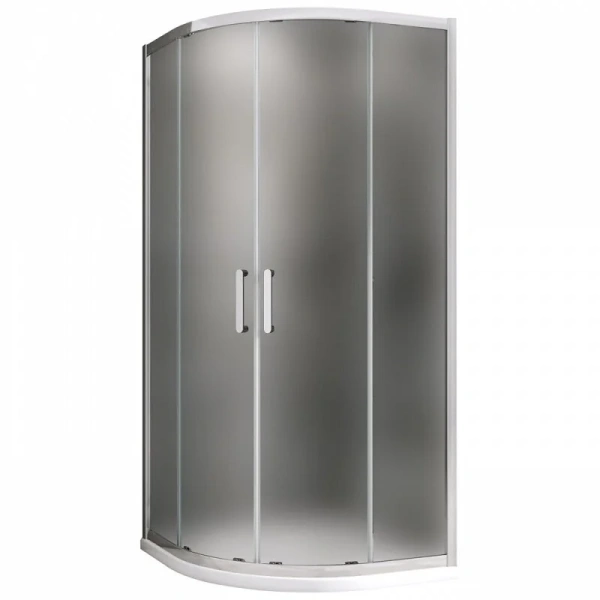 Душевой уголок Abber Schwarzer Diamant 80x80 см стекло матовое - фото 1