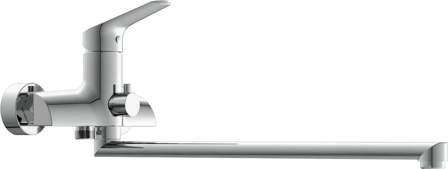 Смеситель для ванны Cersanit Flavis с длинным изливом, настенные - фото 6