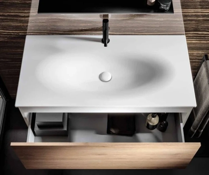 Раковина Kerasan Shape 102 см белая - фото 3