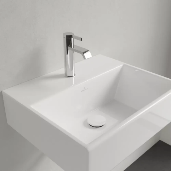 Раковина Villeroy & Boch Memento 50 см ярко-белая с покрытием CeramicPlus, керамические - фото 7