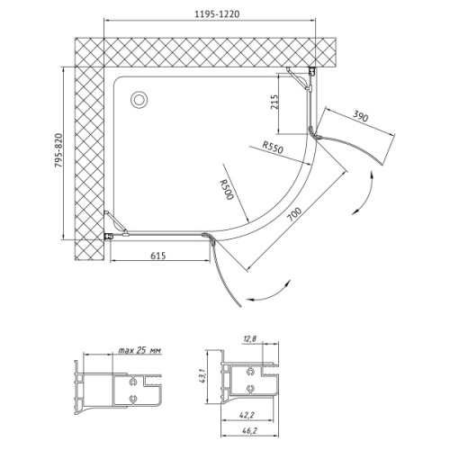 Схема, прямоугольные, асимметричные - фото 2