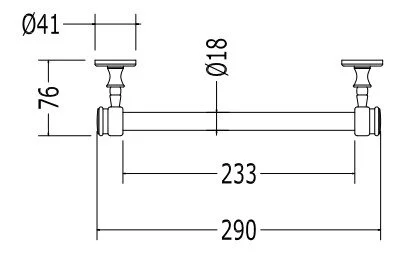 Полотенцедержатель для ванной Devon&Devon First Class DD33350 - фото 2