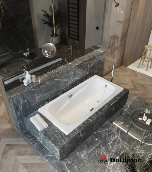 Ванна чугунная Goldman Art, 180 х 85 см, цвет белый, AT18085 - фото 4