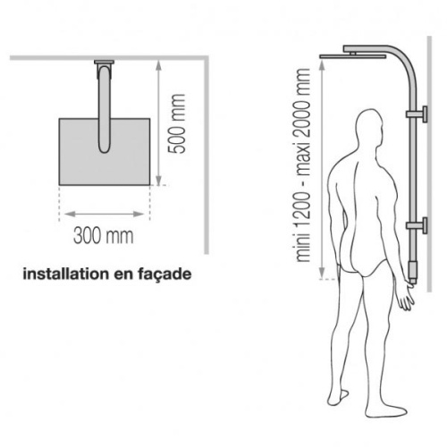 Душевая система Valentin TOUAREG 1 - фото 2
