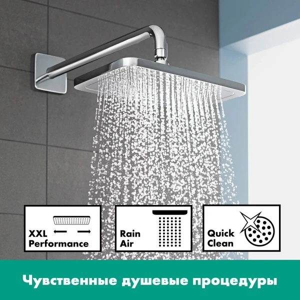 Верхний душ Hansgrohe Croma E хром - фото 4