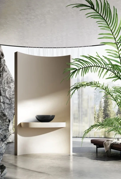 Раковина Abber Kristall 43 см черная, черные - фото 4