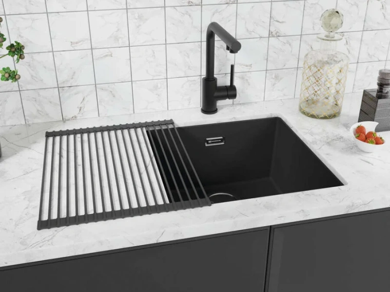 Смеситель для кухни Omoikiri Nakagawa 2 Plus-BL черный - фото 4