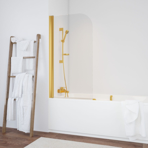 Душевая шторка на ванную стекло прозрачное Vegas-glass EV 76 01, прозрачные - фото 6