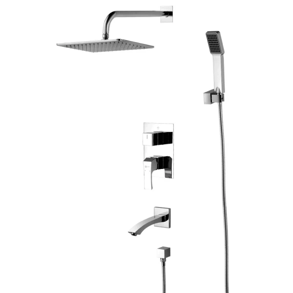 Смеситель для ванны и душа встраиваемый Lemark Unit LM4522C - фото 1