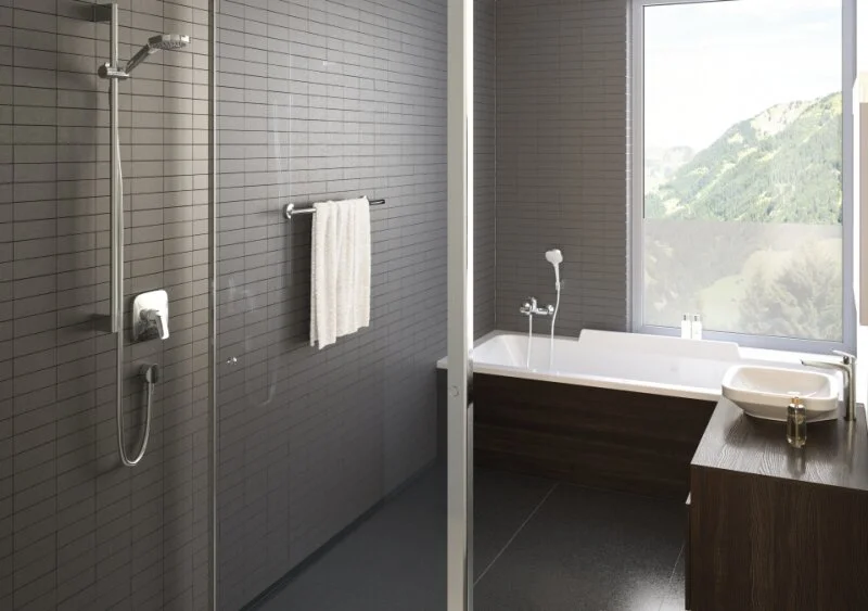 Смеситель для душа Hansgrohe Logis 71605000 однорычажный, современные, hi-tech - фото 3