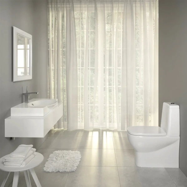 Раковина Sanita Luxe Infinity 65 см прямоугольная, из санфарфора - фото 7