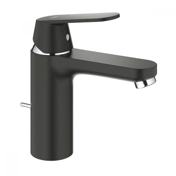 Смеситель для раковины Grohe Eurosmart Cosmopolitan с донным клапаном, черный сатин - фото 1