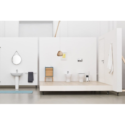 Унитаз напольный ArtCeram Ten TEV002, сиденье с микролифтом , с антивсплеском - фото 5