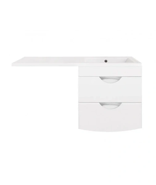 Тумба с раковиной подвесная Style Line Жасмин-2 ЛС-00000577 120 см с ящиками