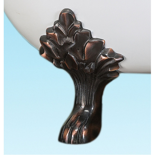 Ванна чугунная, ножки бронза, Elegansa Taiss, чугунные - фото 2