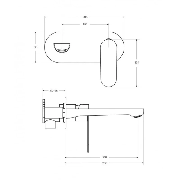 Смеситель для раковины Cezares Stylus черный матовый - фото 2