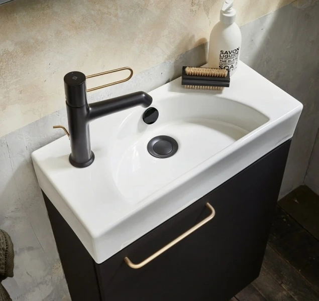 Раковина Jacob Delafon Odeon Rive Gauche 50 см правая, прямоугольной формы - фото 5