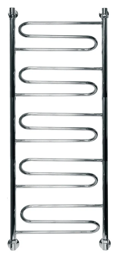 Полотенцесушитель водяной Ника Curve 120x50 см хром - фото 1