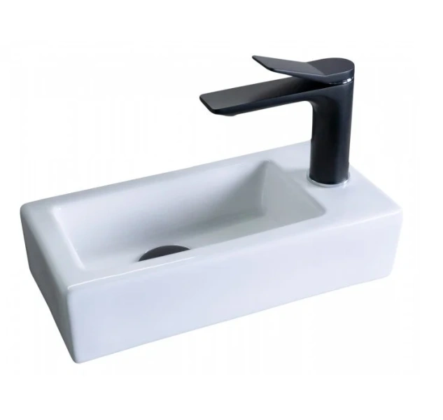 Раковина GID Suspendido N9272R 37 см правосторонняя белая - фото 3