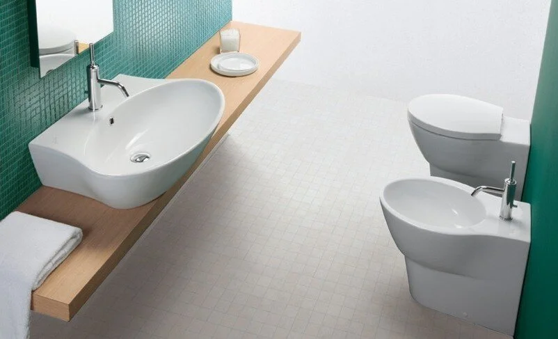 Биде напольное Hatria Nido Y0QW01 35х55 см - фото 4