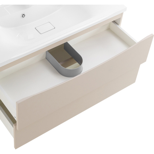 Тумба под раковину подвесная BelBagno Marino 80 см бежевая матовая, окрашенные - фото 9