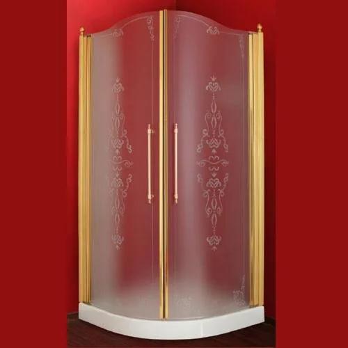 Душевой уголок Migliore Diadema 90х90 см стекло прозрачное, полукруглые, четверть круга - фото 2