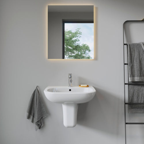 Раковина Duravit D-code 105 см белая - фото 4