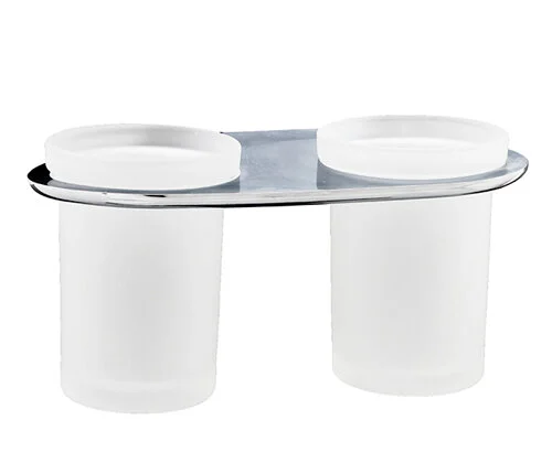 Стакан для ванной WasserKRAFT Kammel двойной - фото 1