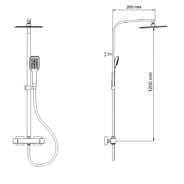 Душевая стойка RGW Shower Panels SP-22 хром - фото 2