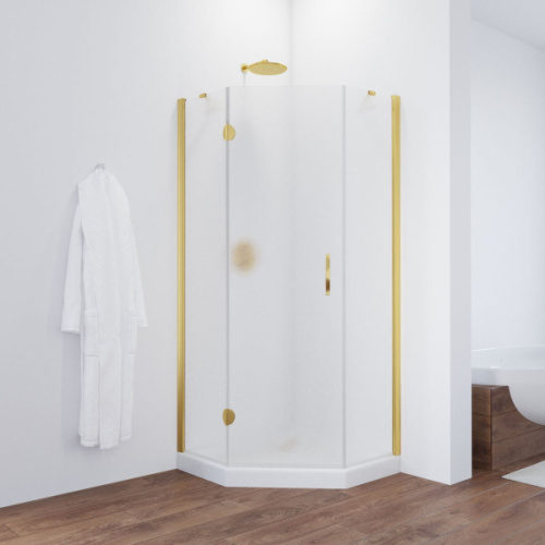 Душевой уголок стекло шиншилла Vegas-glass AFA-Pen 90 02 L, хром, бронза, золото, белые, черные, другие - фото 4