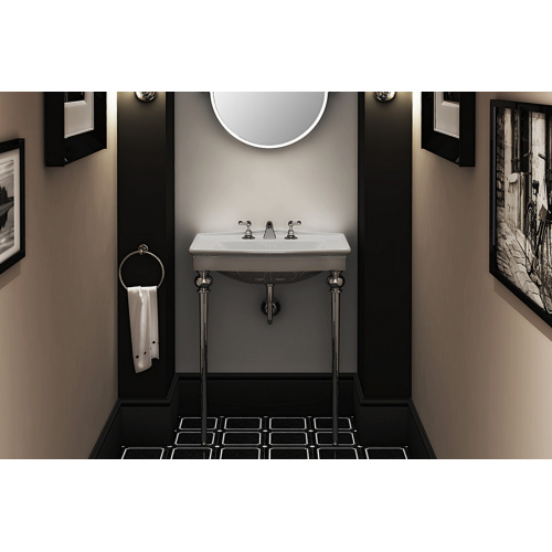 Раковина консоль Devon & Devon Westminster IBLI(3)F 70 см пристенная - фото 2