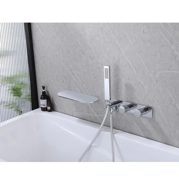 Смеситель для ванны Abber Rund AF8731 с каскадным изливом - фото 4