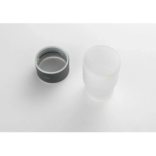 Стакан для ванной Акватек Лира черный матовый - фото 3