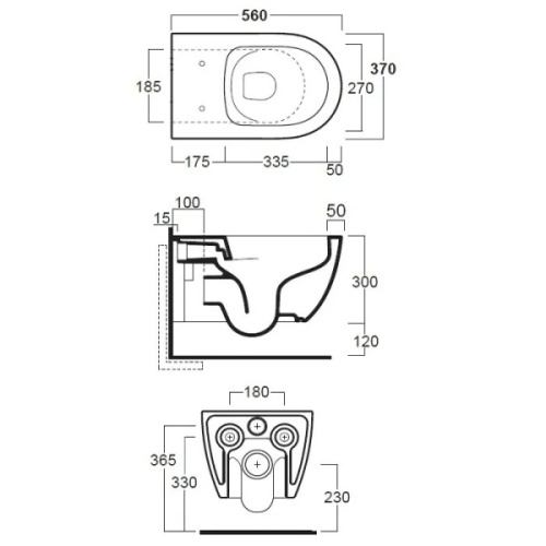 Унитаз подвесной Simas Trevi белый матовый - фото 3