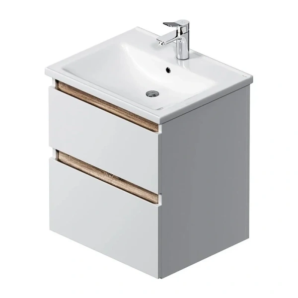 Тумба под раковину подвесная Am.Pm X-Joy 55 см белый глянец - фото 3