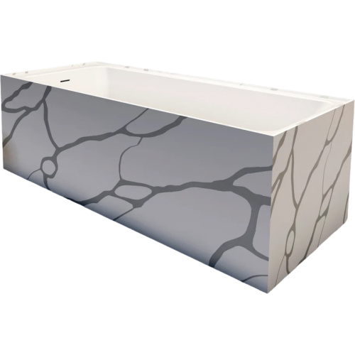 Ванна акриловая Abber Blitz 180x80 см белая - фото 1