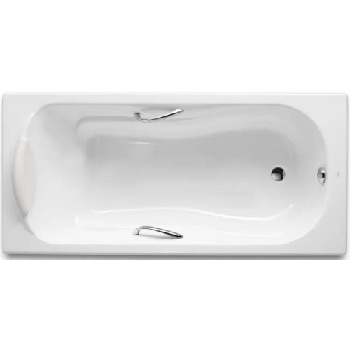 Ванна чугунная Roca Haiti 150х80 см с отверстиями под ручки - фото 1