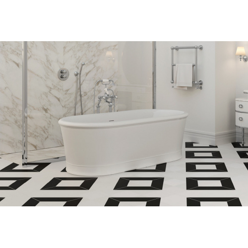 Ванна из искусственного камня White Tec Devon & Devon Celine 177х89 см белая - фото 3