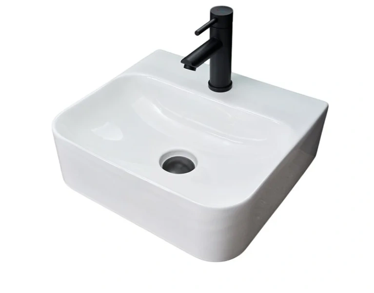 Раковина GID Geometrico N9257 43 см белая - фото 1
