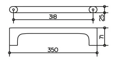 Поручень для ванной Keuco Edition 400 11507 - фото 2