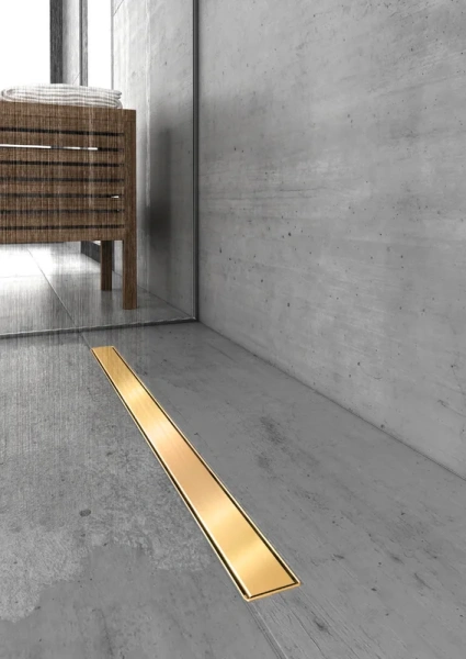 Душевой лоток BERGES B1 Keramik 80 см золото, золото - фото 3