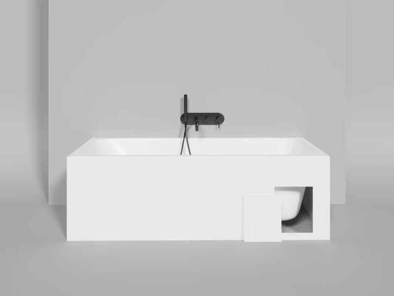 Ванна из искусственного камня Salini Orlanda Kit 170x70 см белая матовая, 170x70 см index_1 - фото 14