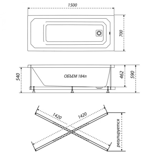 Схема, без гидромассажа, маленькие - фото 6