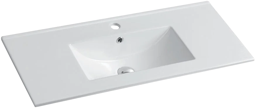 Тумба под раковину подвесная Vincea Mia Slim 90 см бетон